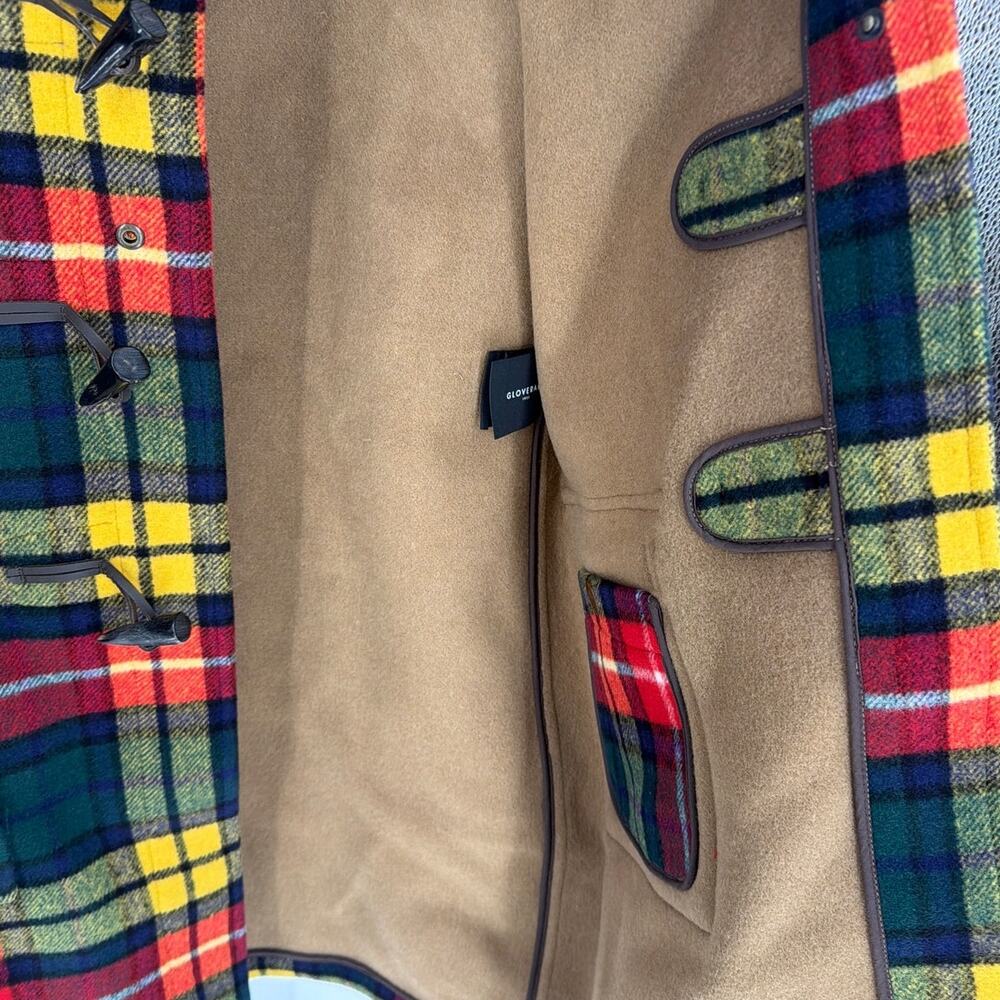 Gloverall Women's Buchanan Camel Tartan Reversible Morris Duffle Coat Size M - Picture 9 of 13